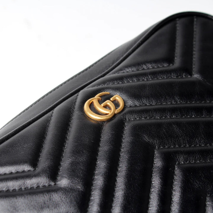 GUCCI GG MARMONT MATELASSE SQUARE BELT BAG