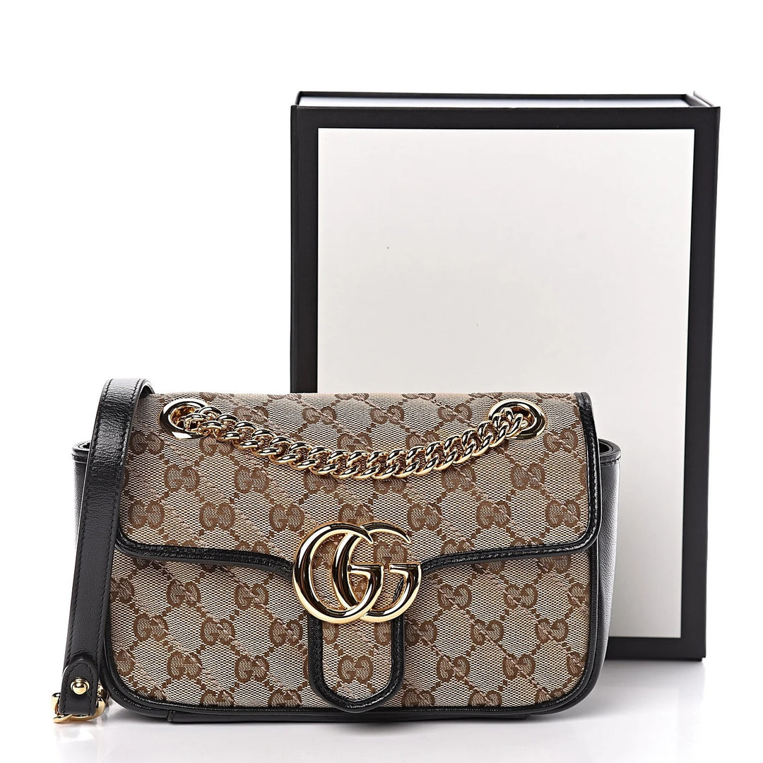 GUCCI GG MARMONT MONOGRAM MINI CROSSBODY BAG