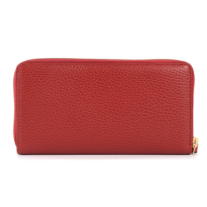 GUCCI GG MARMONT LEATHER ZIP AROUND WALLET