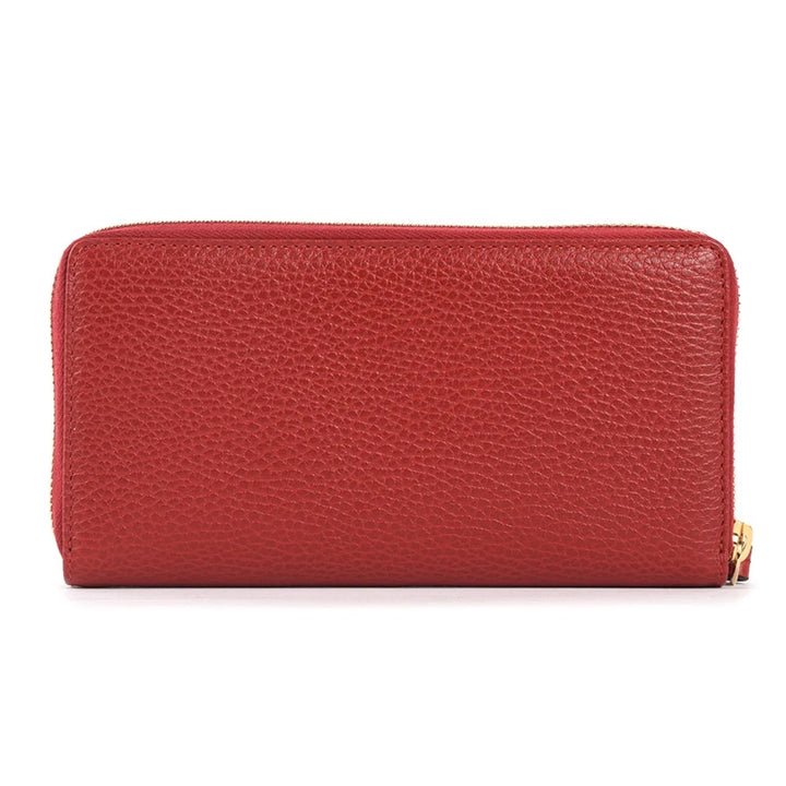 GUCCI GG MARMONT CALFSKIN LEATHER ZIP AROUND WALLET
