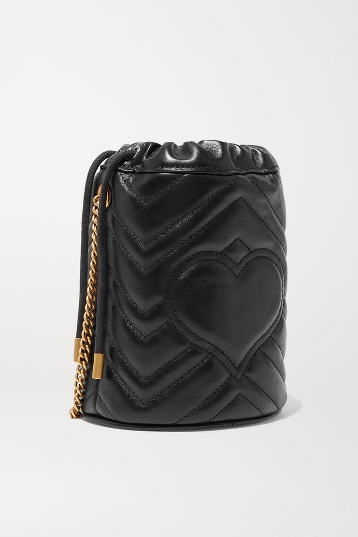 GUCCI GG MARMONT MINI BUCKET BAG