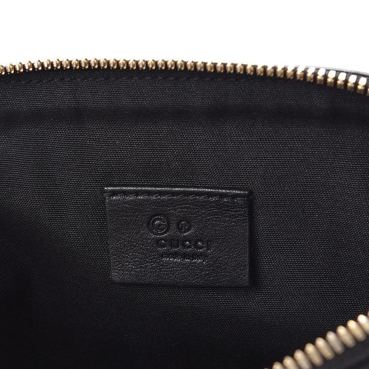 GUCCI GG MICROGUCCISSIMA LEATHER COSMETIC POUCH