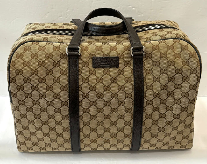 GUCCI GG MONOGRAM BOSTON DUFFLE BAG