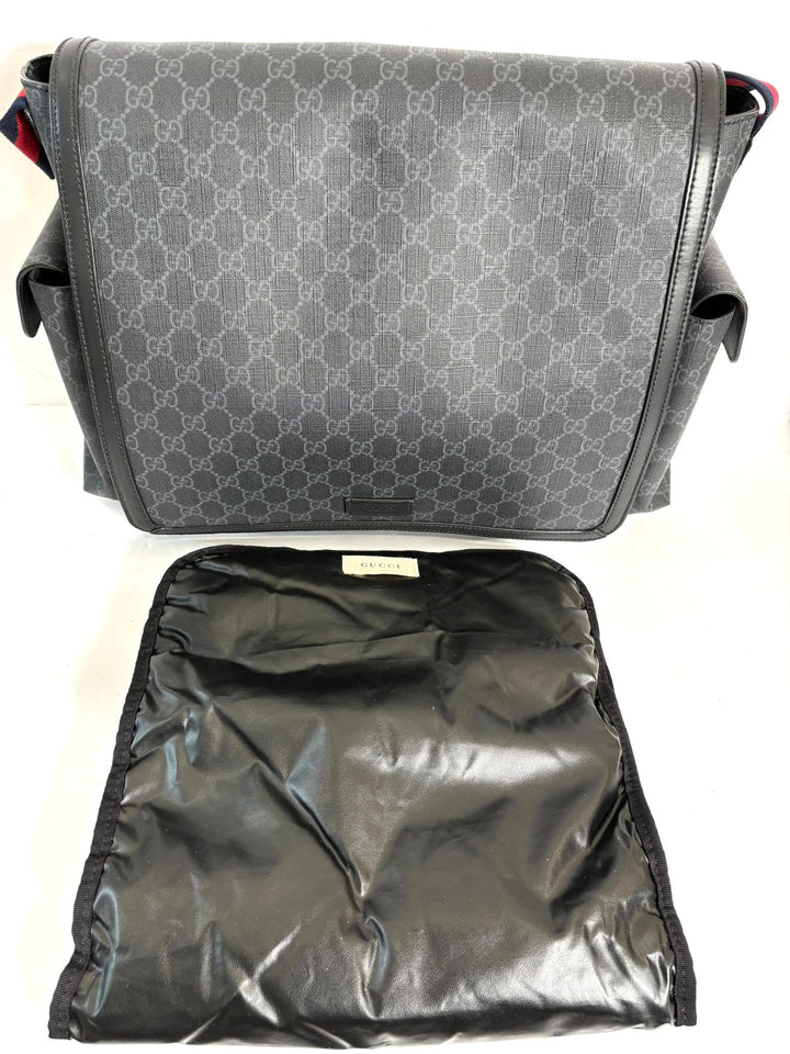 GUCCI GG MONOGRAM LARGE DIAPER CHANGING BAG