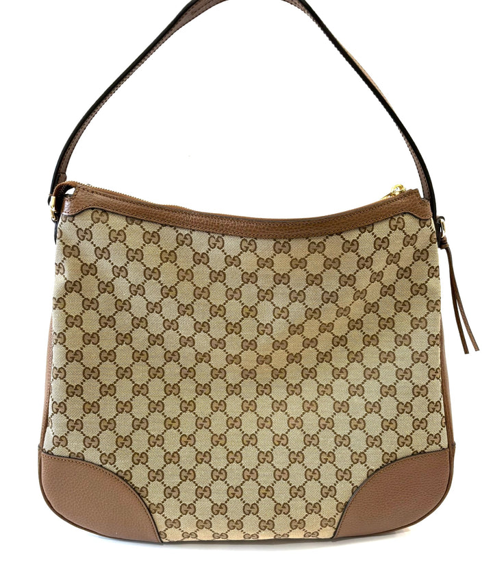 GUCCI GG MONOGRAM LARGE MARGAUX HOBO BAG