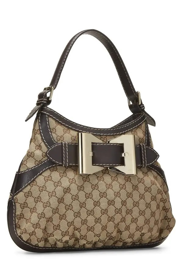 GUCCI GG MONOGRAM QUEEN HOBO BAG