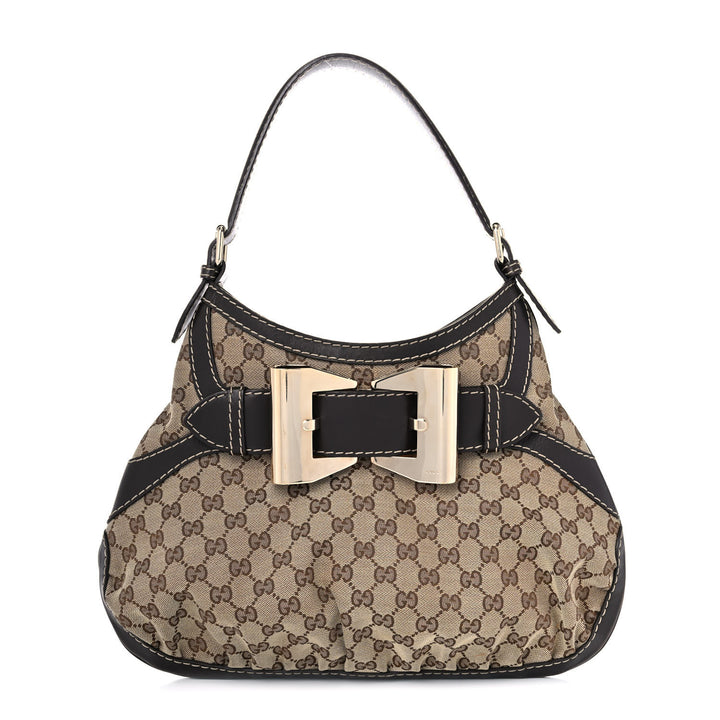 GUCCI GG MONOGRAM QUEEN HOBO BAG
