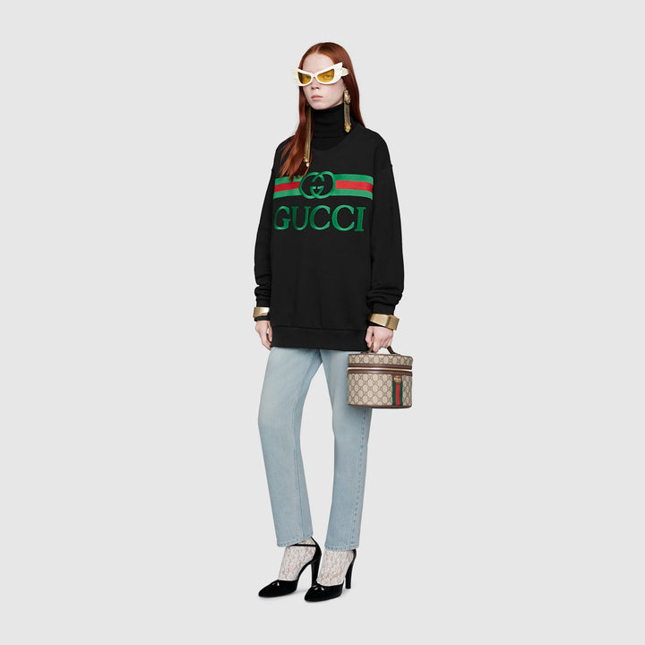 GUCCI GG OPHIDIA TOP HANDLE COSMETIC CASE