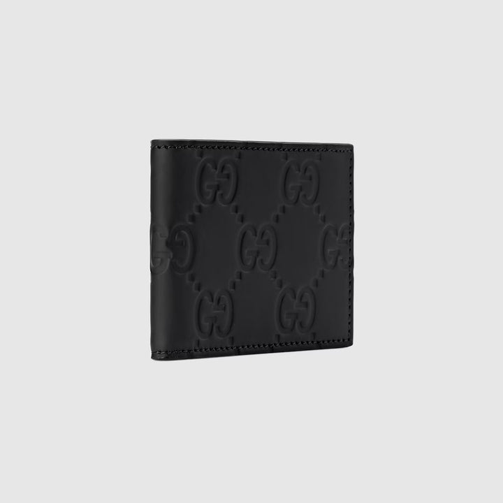 GUCCI GG RUBBER EFFECT BI-FOLD WALLET