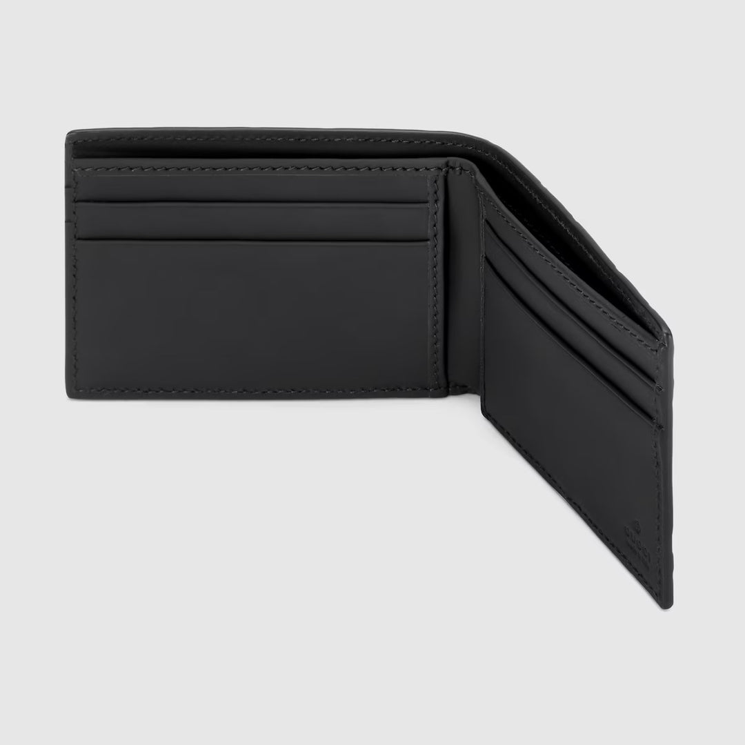 GUCCI GG RUBBER EFFECT BI-FOLD WALLET