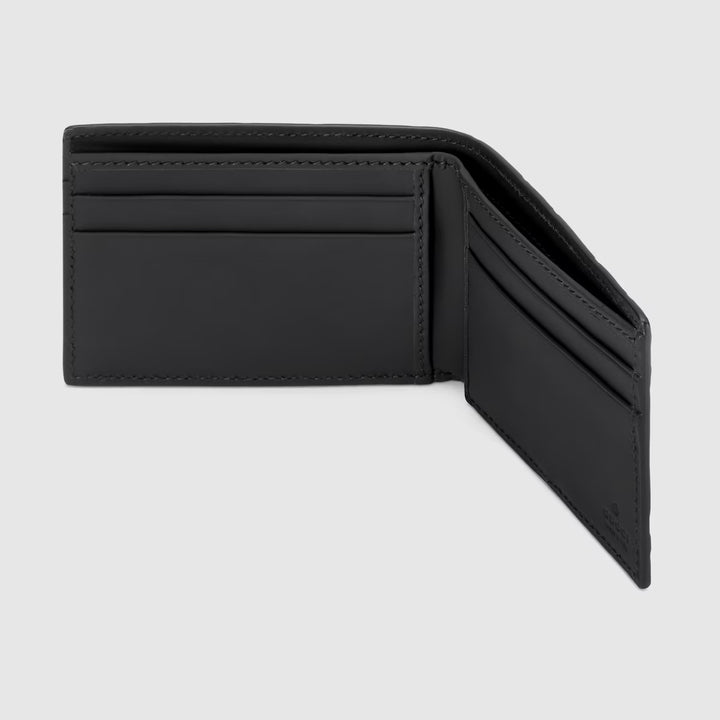 GUCCI GG RUBBER EFFECT BI-FOLD WALLET