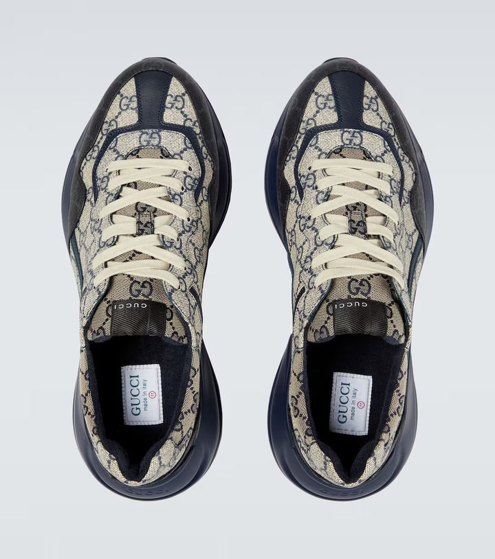 GUCCI GG RHYTON LOW TOP SNEAKERS – Caroline's Fashion Luxuries