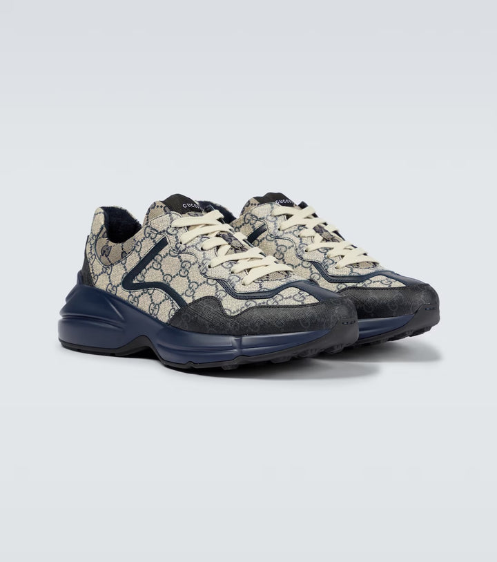 GUCCI GG RHYTON LOW TOP SNEAKERS
