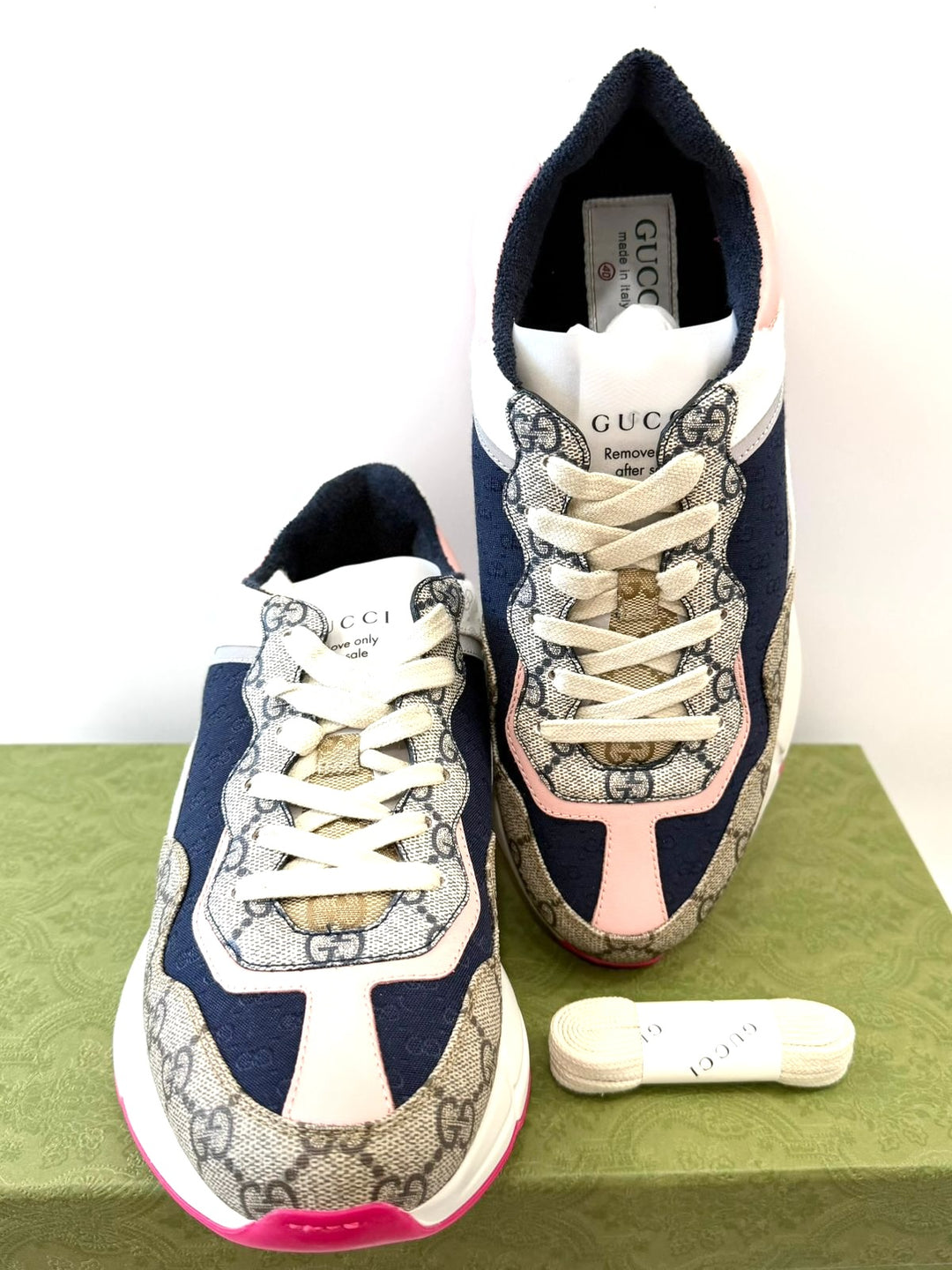 GUCCI GG RYTHON MONOGRAM MULTICOLR SNEAKERS