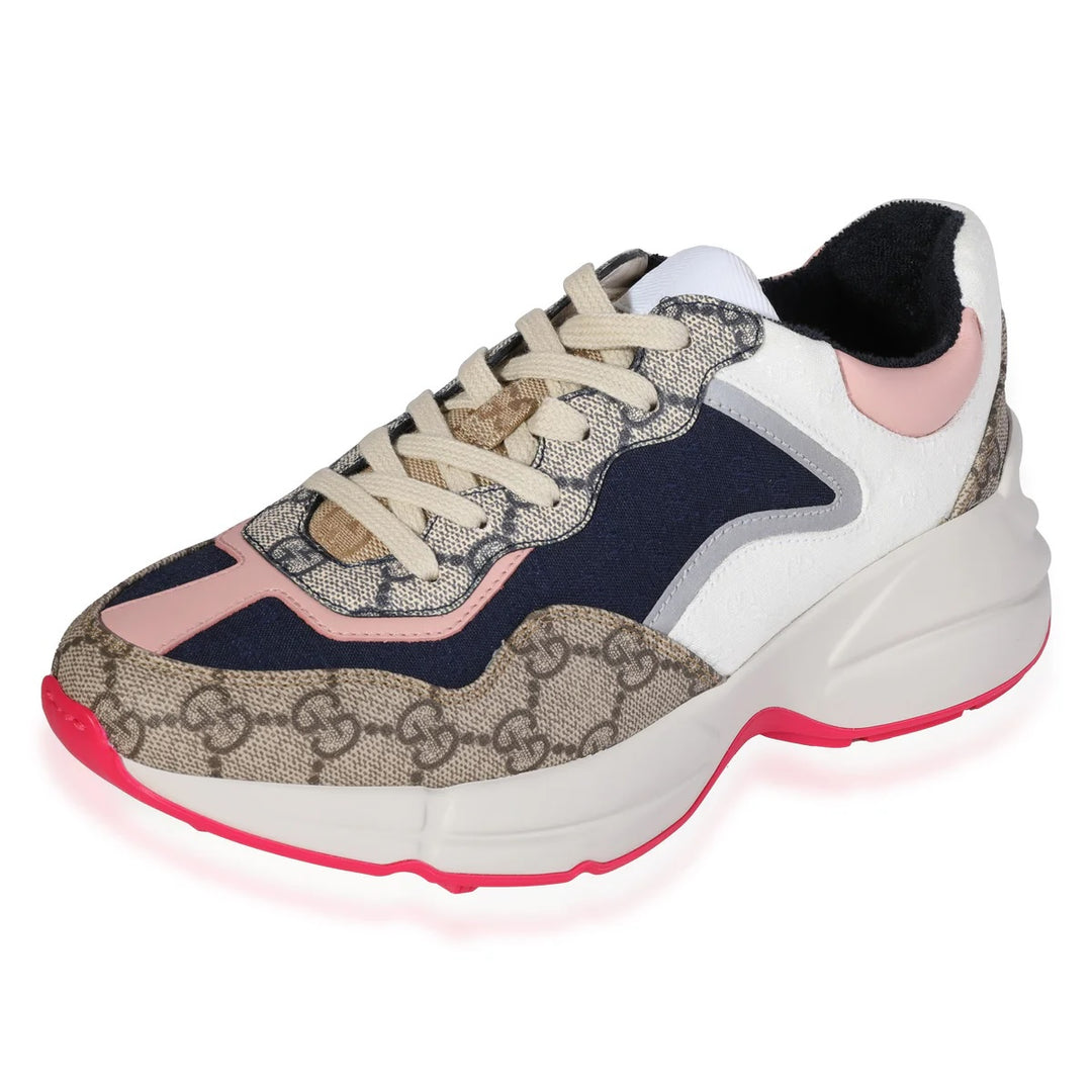 GUCCI GG RYTHON MONOGRAM MULTICOLR SNEAKERS