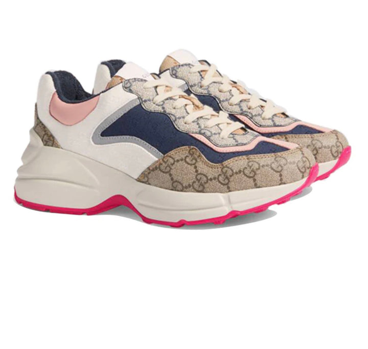 GUCCI GG RYTHON MONOGRAM MULTICOLR SNEAKERS