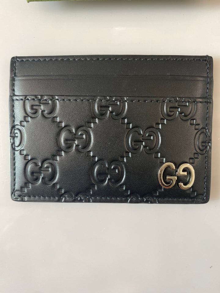 GUCCI GG SIGNATURE CARD CASE