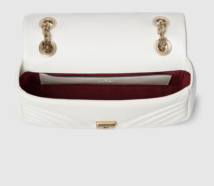 GUCCI GG MARMONT SMALL CALFSKIN SHOULDER BAG