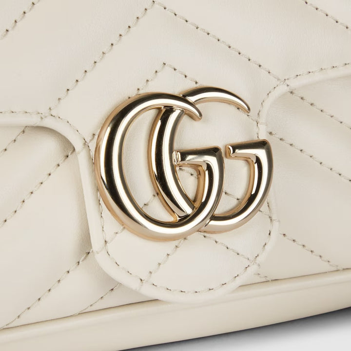 GUCCI GG MARMONT SMALL CALFSKIN SHOULDER BAG