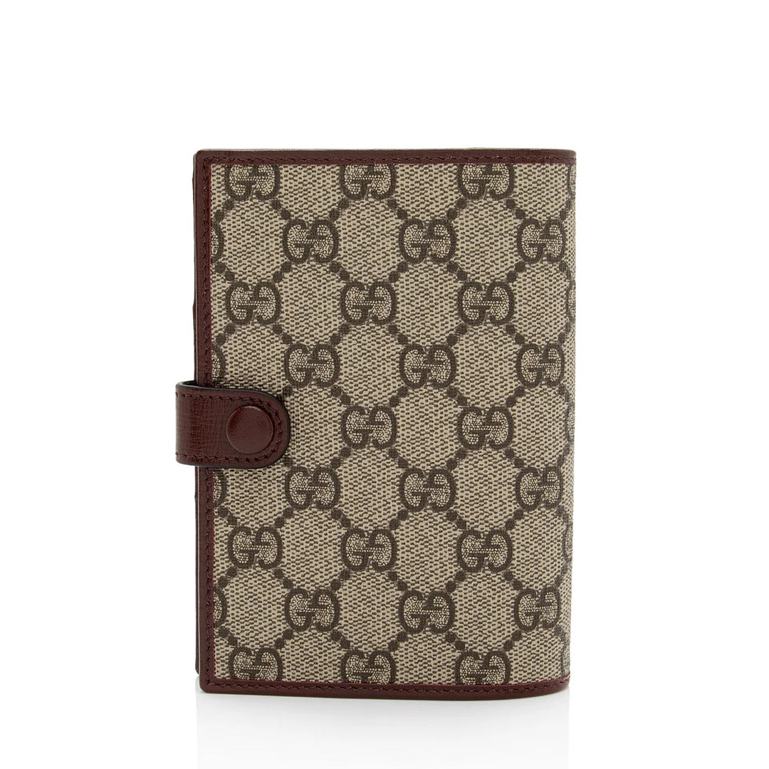 GUCCI GG SUPREME INTERLOCKING G PASSPORT COVER – Caroline's