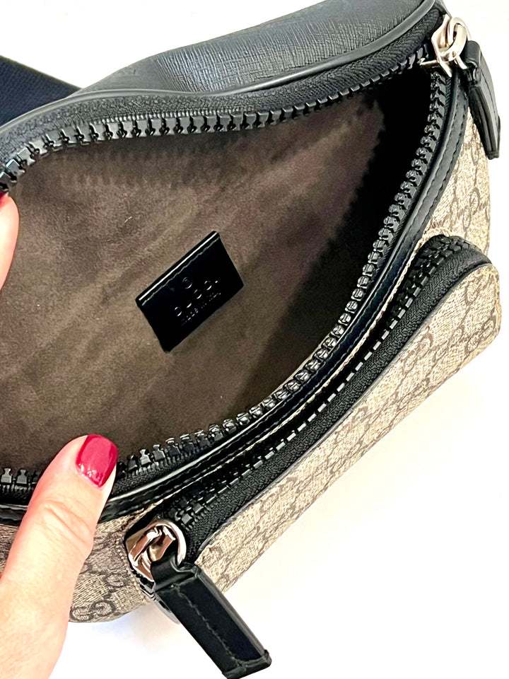 GUCCI GG SUPREME MONOGRAM BELT BAG