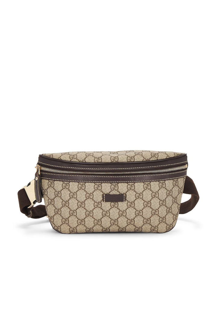 GUCCI GG SUPREME MONOGRAM LARGE BELT BAG