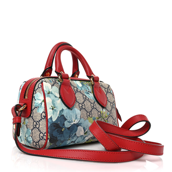 GUCCI GG SUPREME MONOGRAM BLOOMS MINI BOSTON BAG – Caroline's