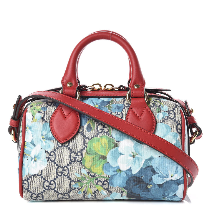 GUCCI GG SUPREME MONOGRAM BLOOMS MINI BOSTON BAG – Caroline's