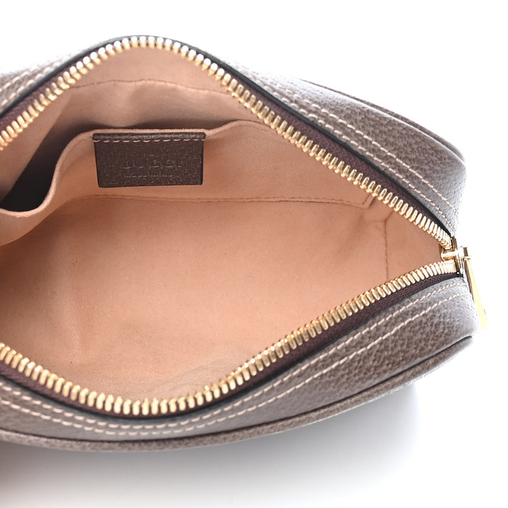 GUCCI GG SUPREME MONOGRAM SMALL OPHIDIA BELT BAG