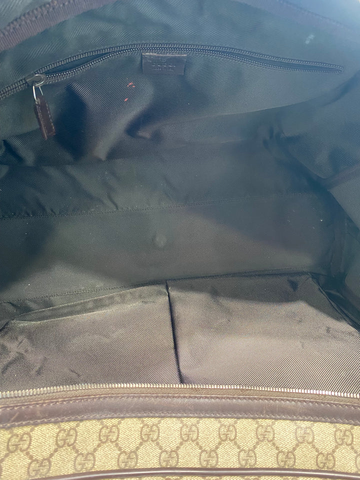 GUCCI GG SUPREME VALISE TRAVEL CARRY ON BAG