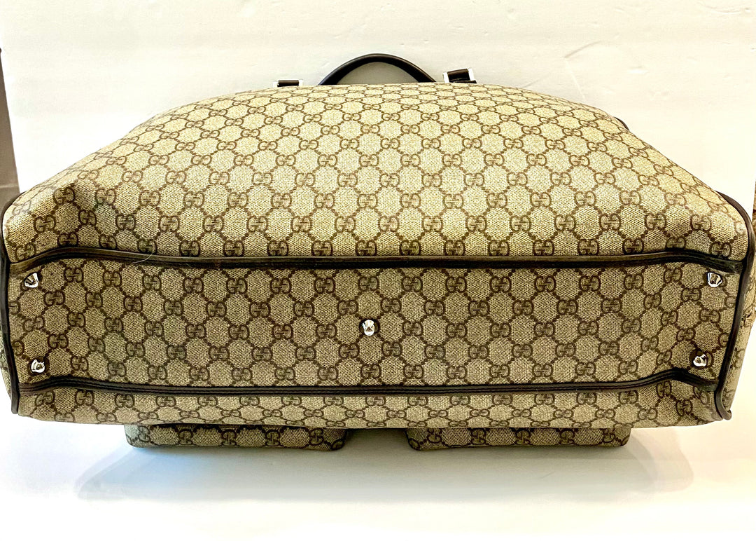 GUCCI GG SUPREME VALISE TRAVEL CARRY ON BAG