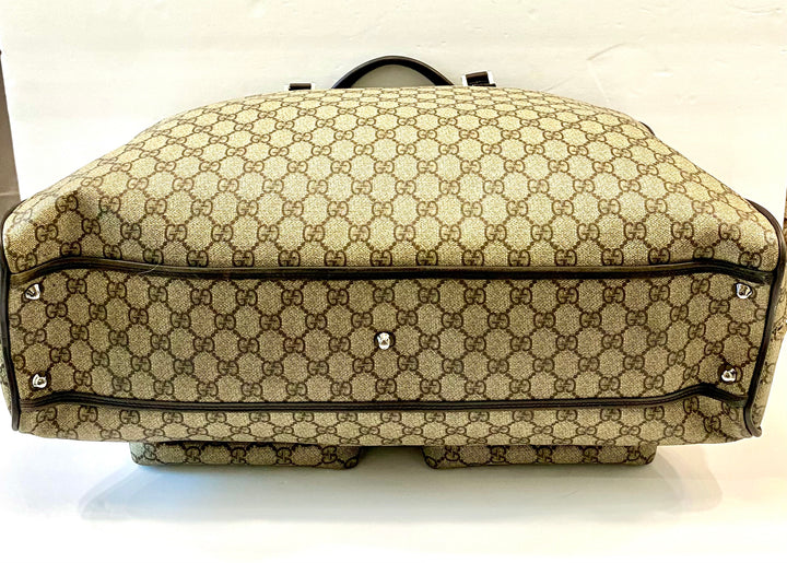 GUCCI GG SUPREME VALISE TRAVEL CARRY ON BAG