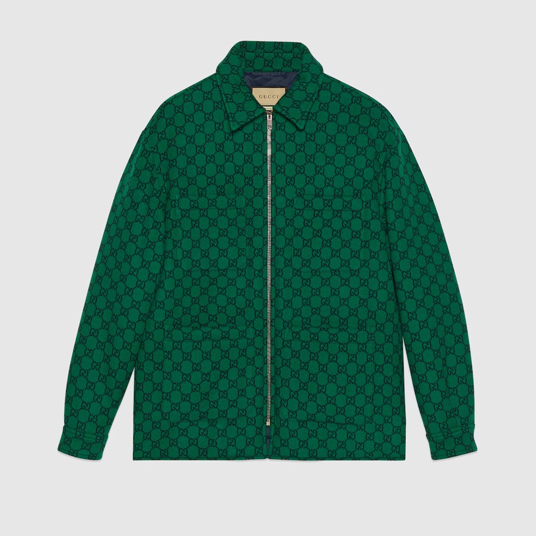 GUCCI-GG-WOOL-FLANNEL-PADDED-