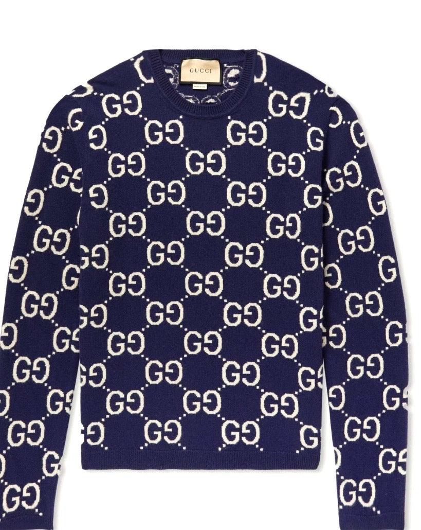 GUCCI GG JACQUARD WOOL MEN&