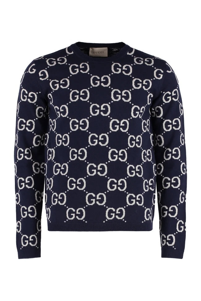 GUCCI GG JACQUARD WOOL MEN&