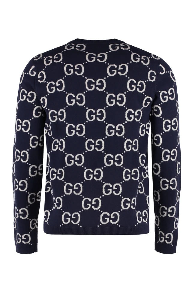 GUCCI GG JACQUARD WOOL MEN&