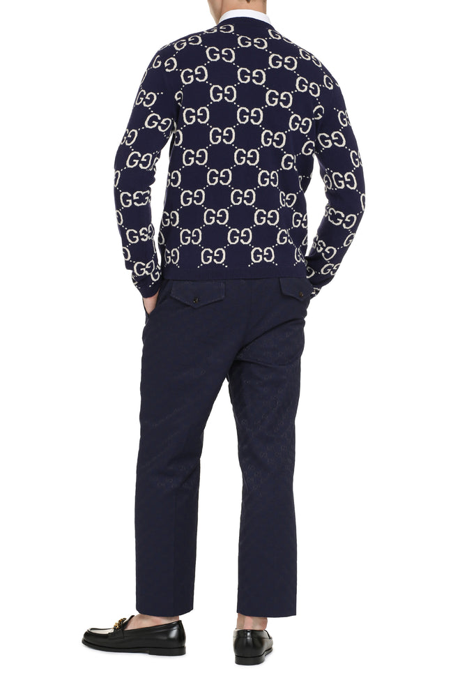 GUCCI GG JACQUARD WOOL MEN&