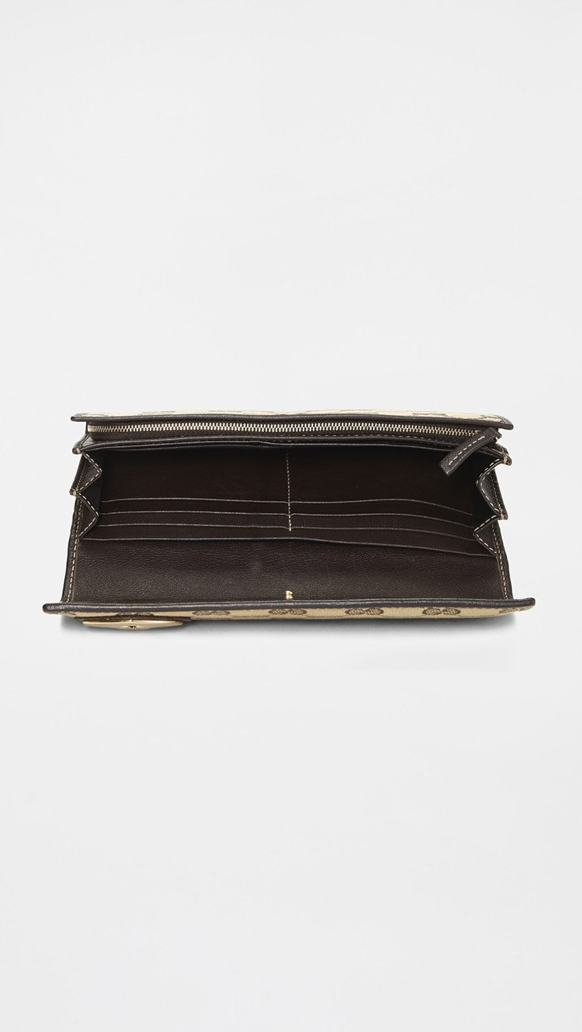 GUCCI GG MONOGRAM LOVELY HEART CONTINENTAL WALLET