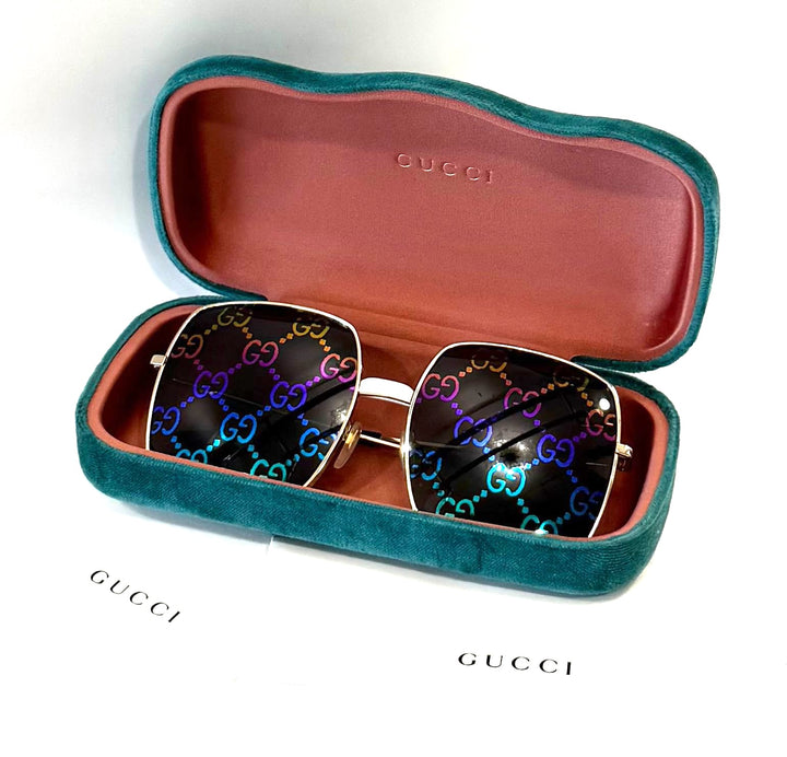 GUCCI GG0414S 003 MONOGRAM SUNGLASSES