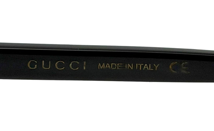 GUCCI GG0728SA-001 SQUARE CRYSTAL LOGO SUNGLASSES