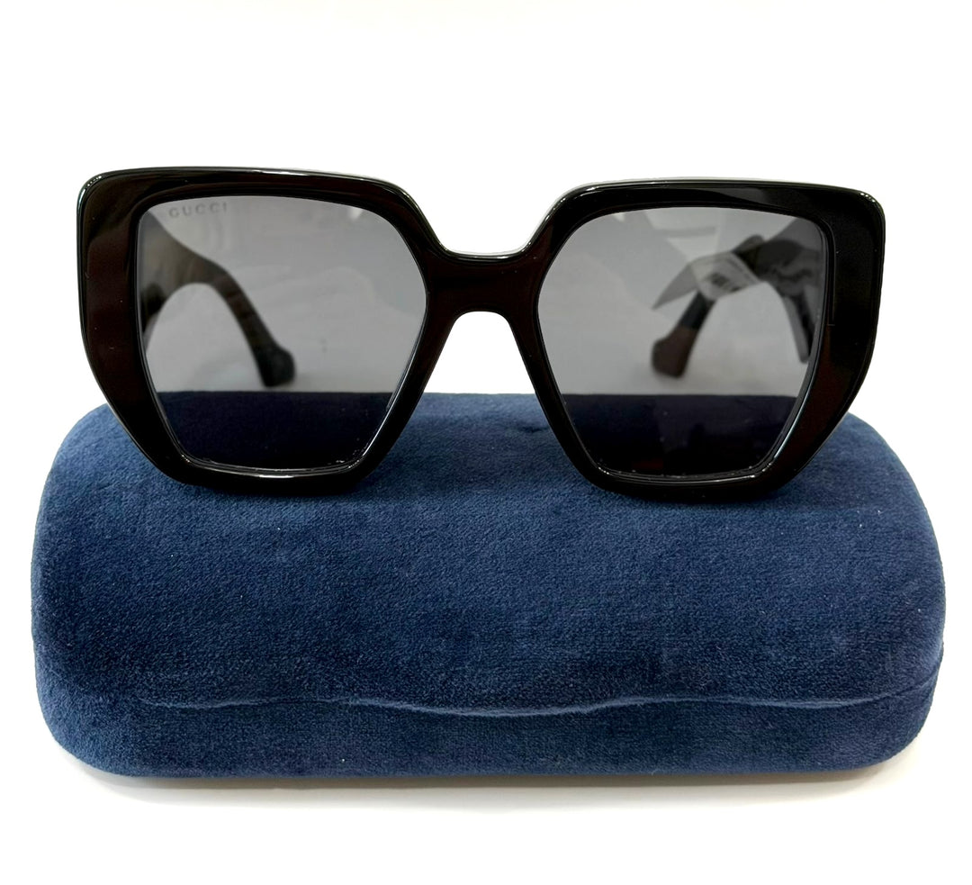 GUCCI GG0956S ACETATE SQUARE FRAME SUNGLASSES