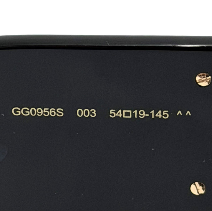 GUCCI GG0956S ACETATE SQUARE FRAME SUNGLASSES