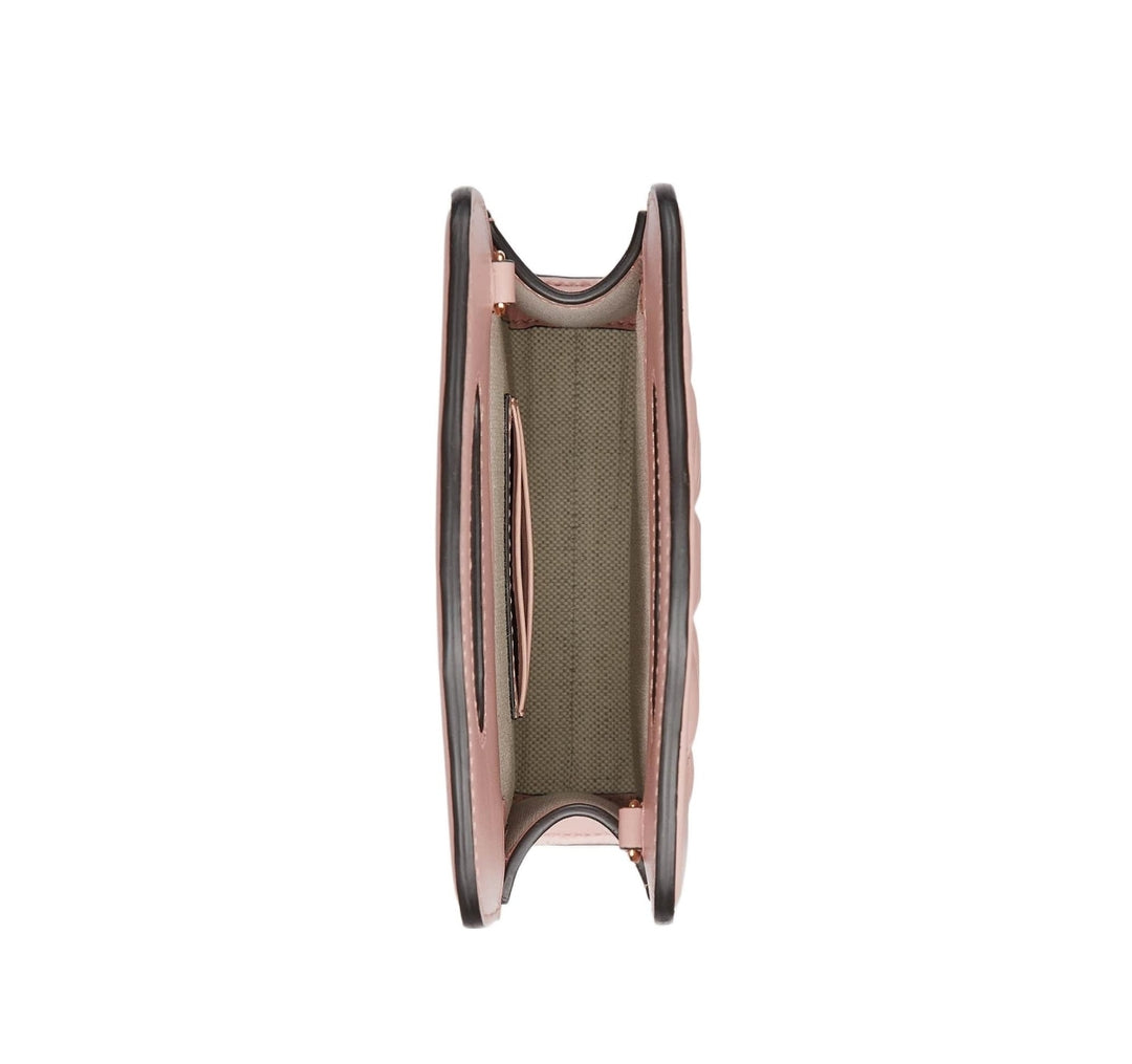 GUCCI GG MATELASSÉ MINI TOP HANDLE CALFSKIN LEATHER CROSSBODY BAG