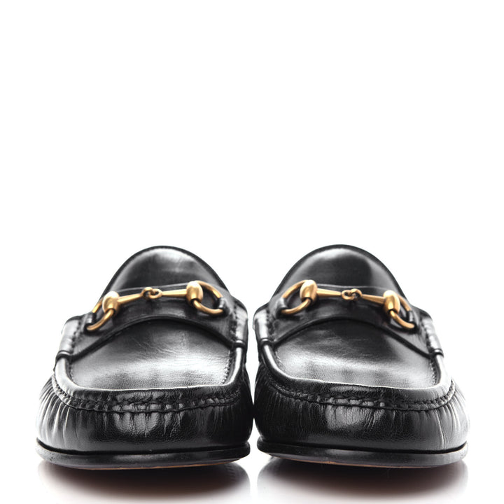 GUCCI GOATSKIN HORSEBIT SLINGBACK MULES