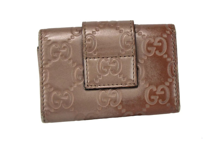 GUCCI GUCCISSIMA LEATHER KEY HOLDER CASE