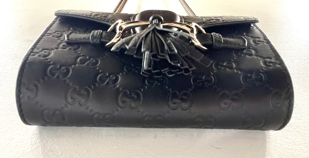 GUCCI GUCCISSIMA MINI EMILY CROSSBODY BAG