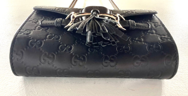 GUCCI GUCCISSIMA MINI EMILY CROSSBODY BAG