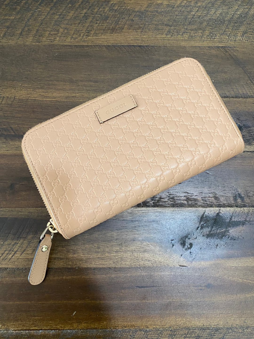 GUCCI GUCCISSIMA ZIP WALLET