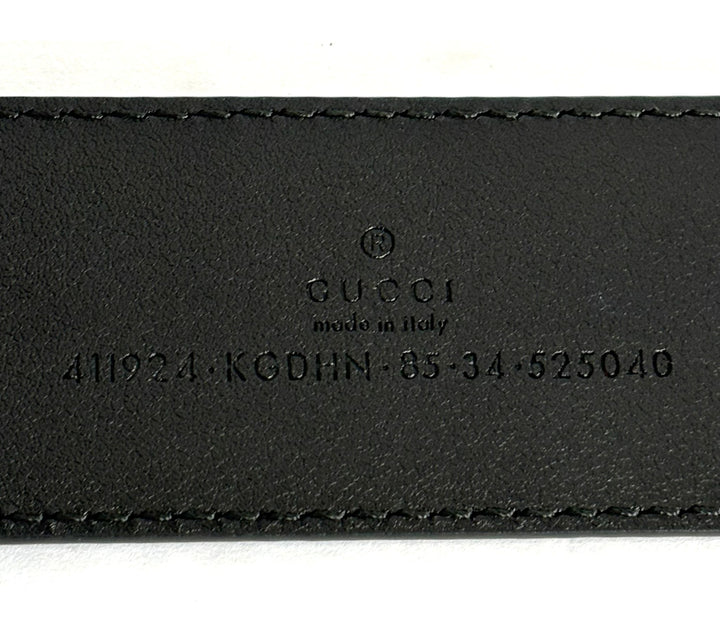 GUCCI GG GUCCISSIMMA CALFSKIN LEATHER BELT
