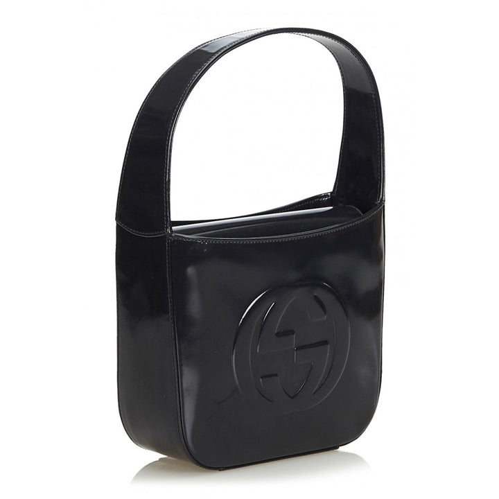 GUCCI VINTAGE INTERLOCKING G TOP-HANDLE BAG